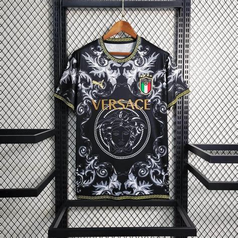 trikot italien versace|white italy versace kit.